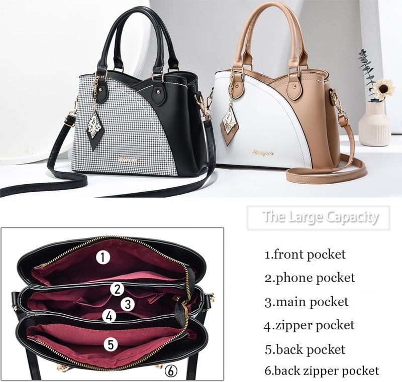 SiMYEER Purses and Handbags Top Handle Satchel Shoulder Bags Messenger Tote Bag for Ladies - Image 5